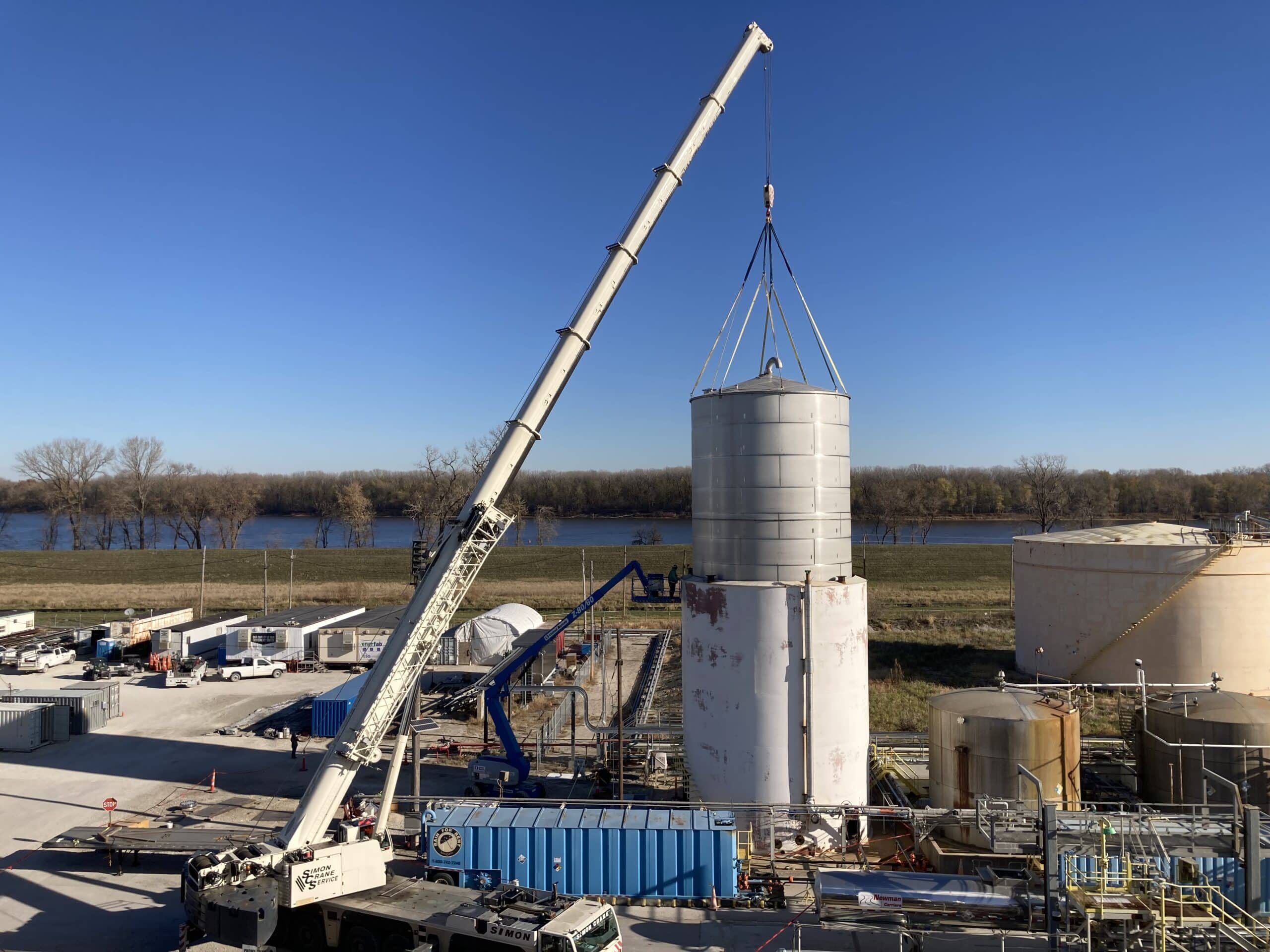 chemical stainless steel tank-in-a-tank project